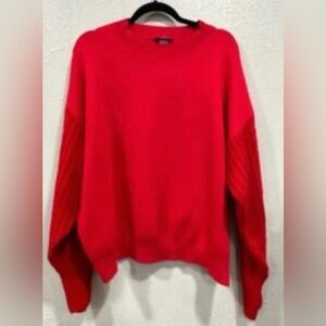 VICI Women's cable knit Red Sweater small